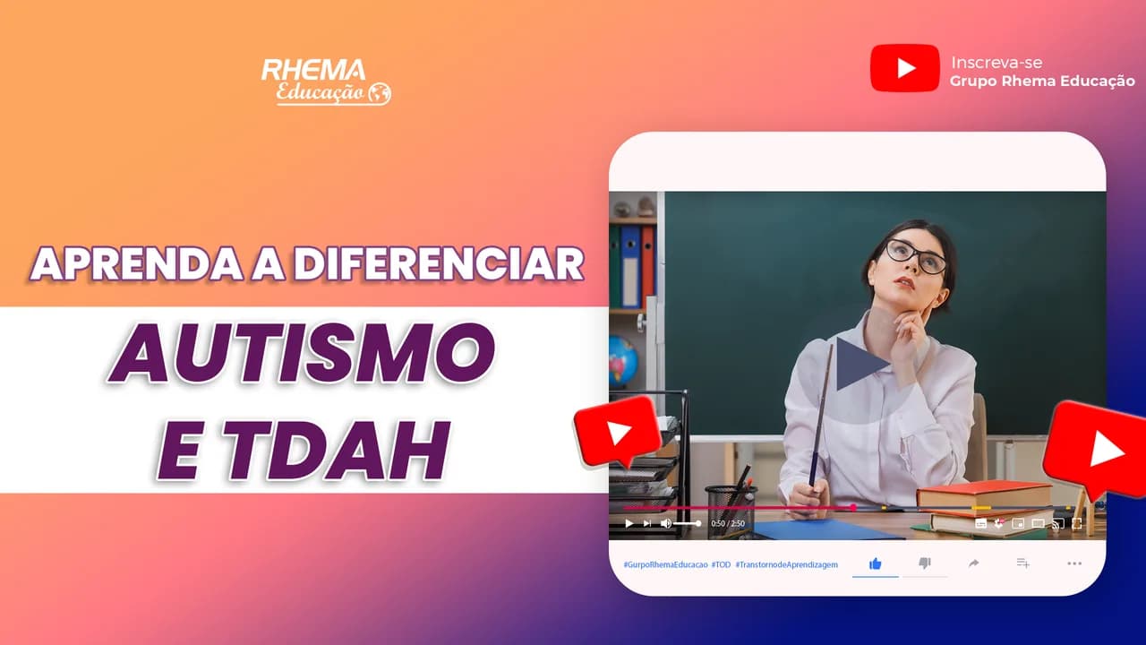 Aprenda a diferenciar Autismo e TDAH!