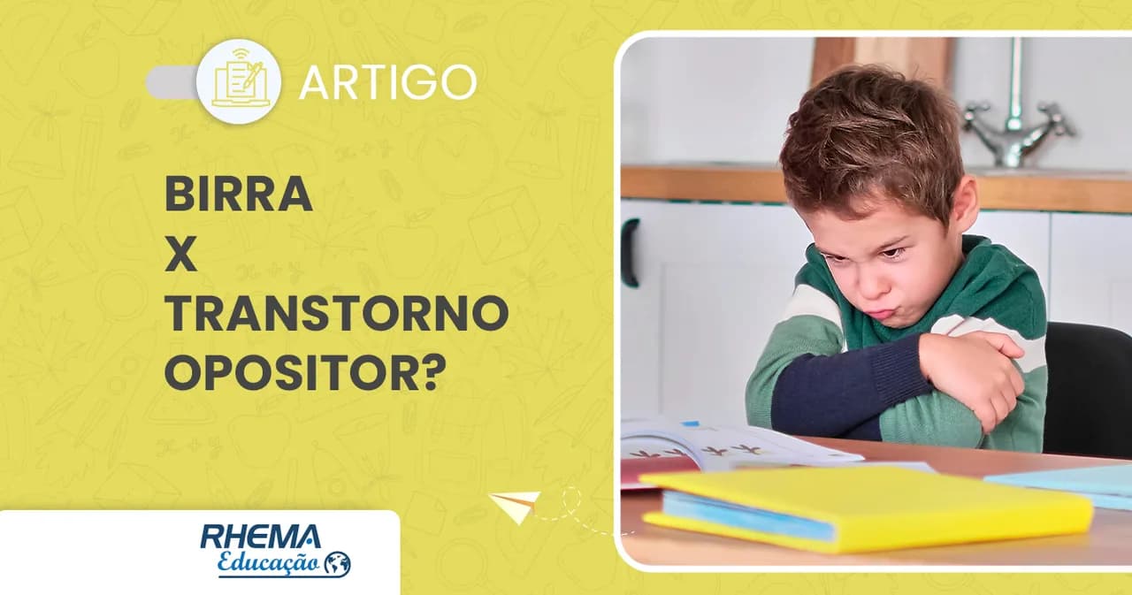 Como diferenciar a birra do transtorno opositor?