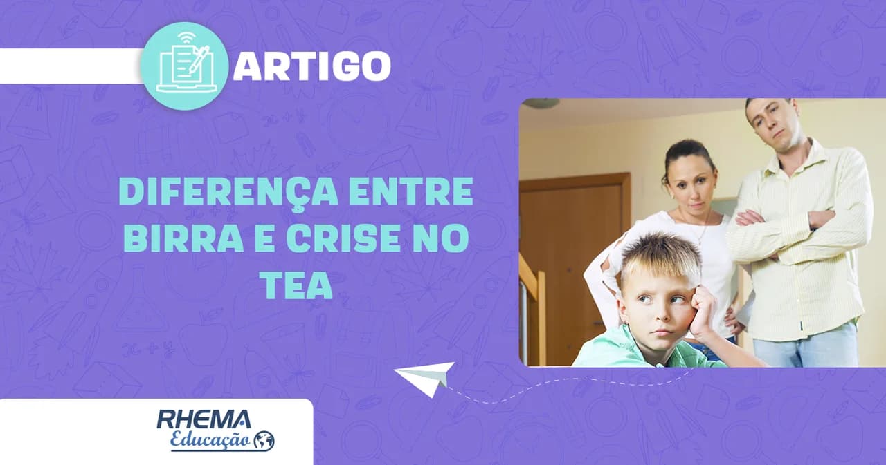 Diferença entre birra e crise no TEA