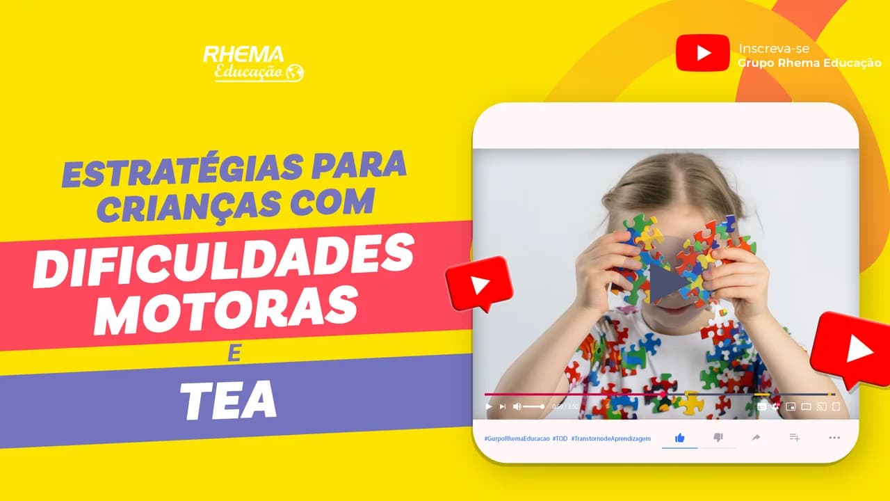 Estratégias para crianças com dificuldades motoras e TEA