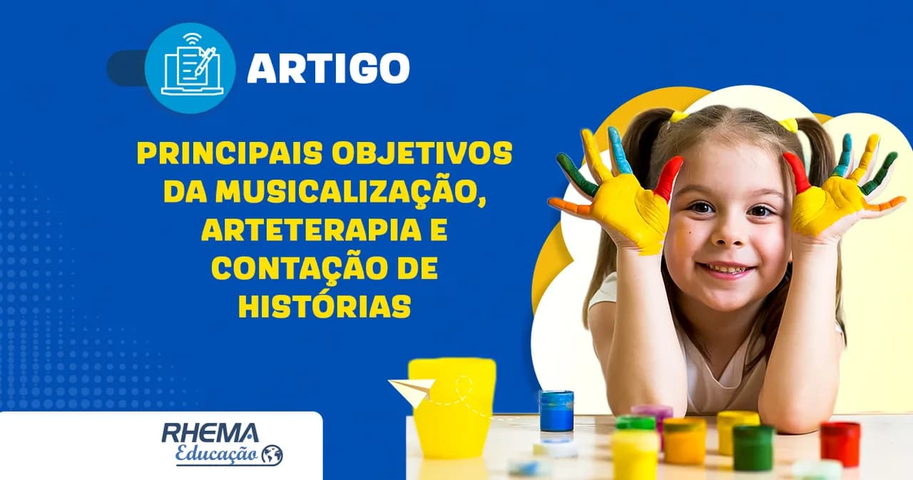 Principais objetivos da musicalização, arteterapia e contação de histórias