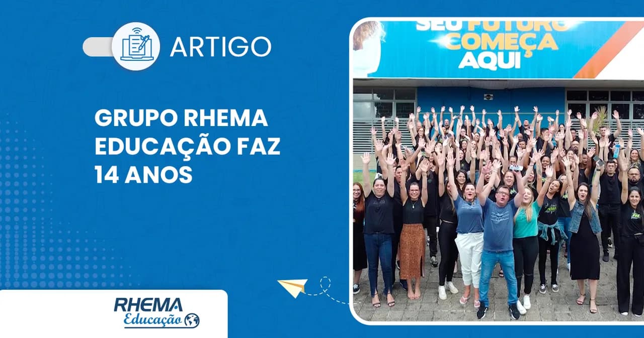 Aniversário Grupo Rhema Educação – 14 anos de história