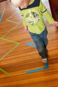 Lines of tape activities