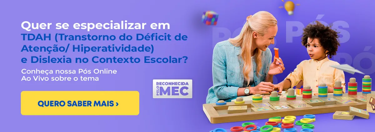 Banner pos TDAH e dislexia