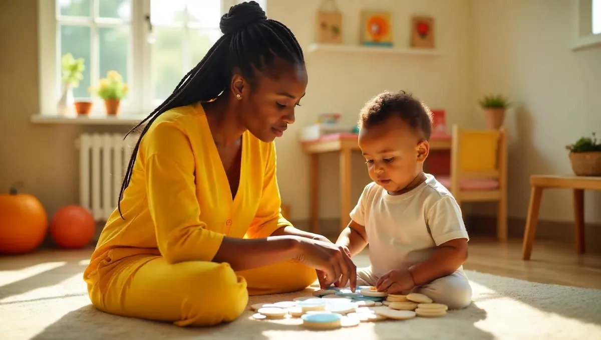 neuropsicopedagoga atendendo criança do ensino infantil para superar os desafios das dificuldade de aprendizagem